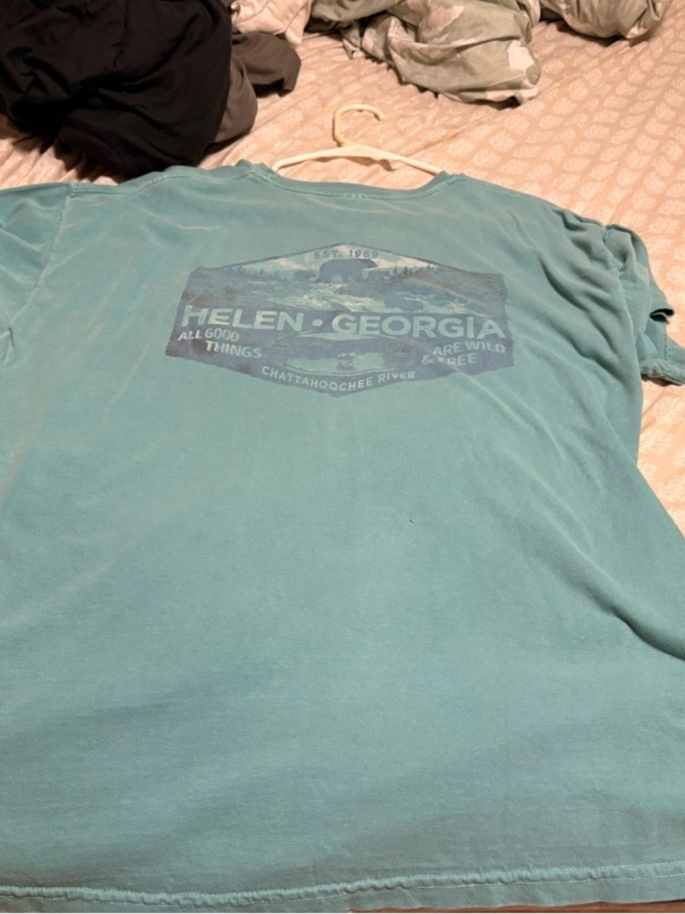 Comfort Colors Light Teal Crewneck Tee